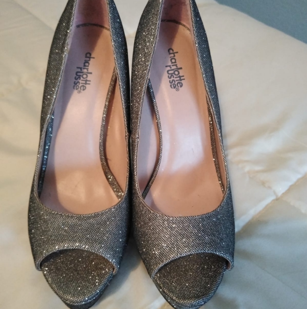 Charlotte Rousse Glitter Heels